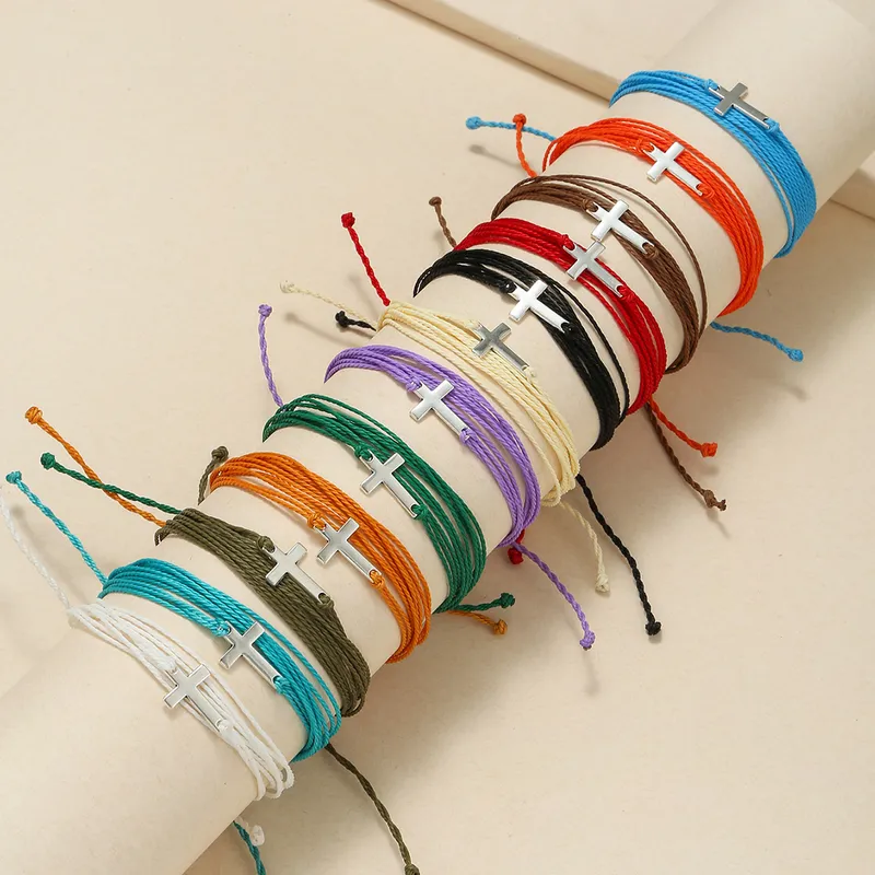 Cross Rope Bracelet