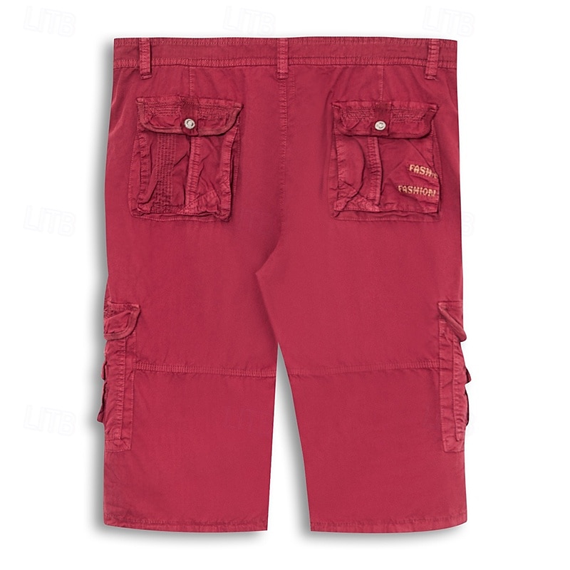 Capri Cargo Shorts with Drawstring, Casual Comfort, Streetwear